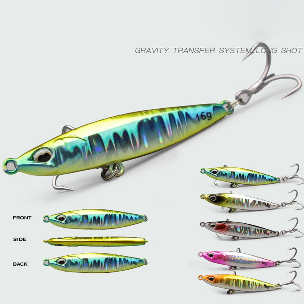 Fishing Hook Treble - Jig Vislokken Metalen Jigging Aas 9g