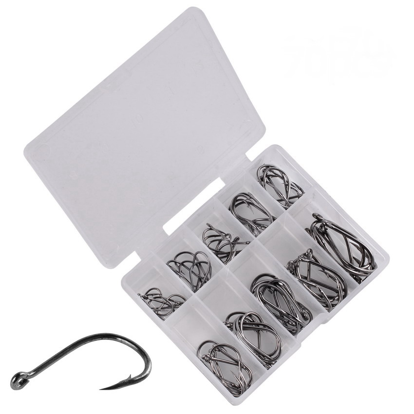 Fishing Hook Assortment - 70 Stks/doos Vishaken Set Kit Mix