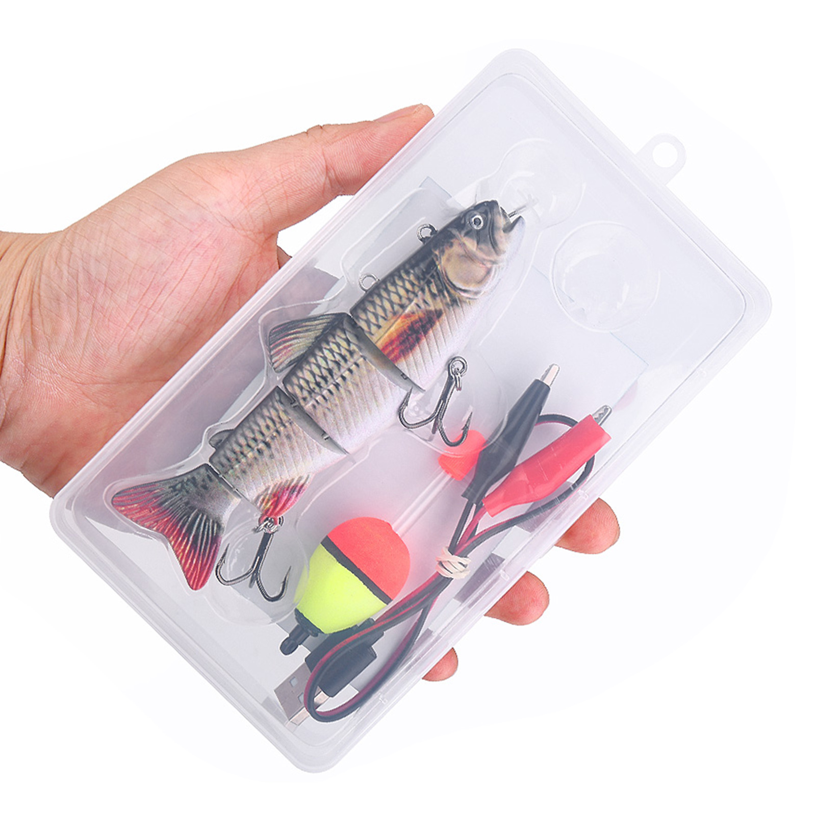 Fishing Hook Treble - Elektrisch meervoudig geleed vislokmiddel, elektronisch hard