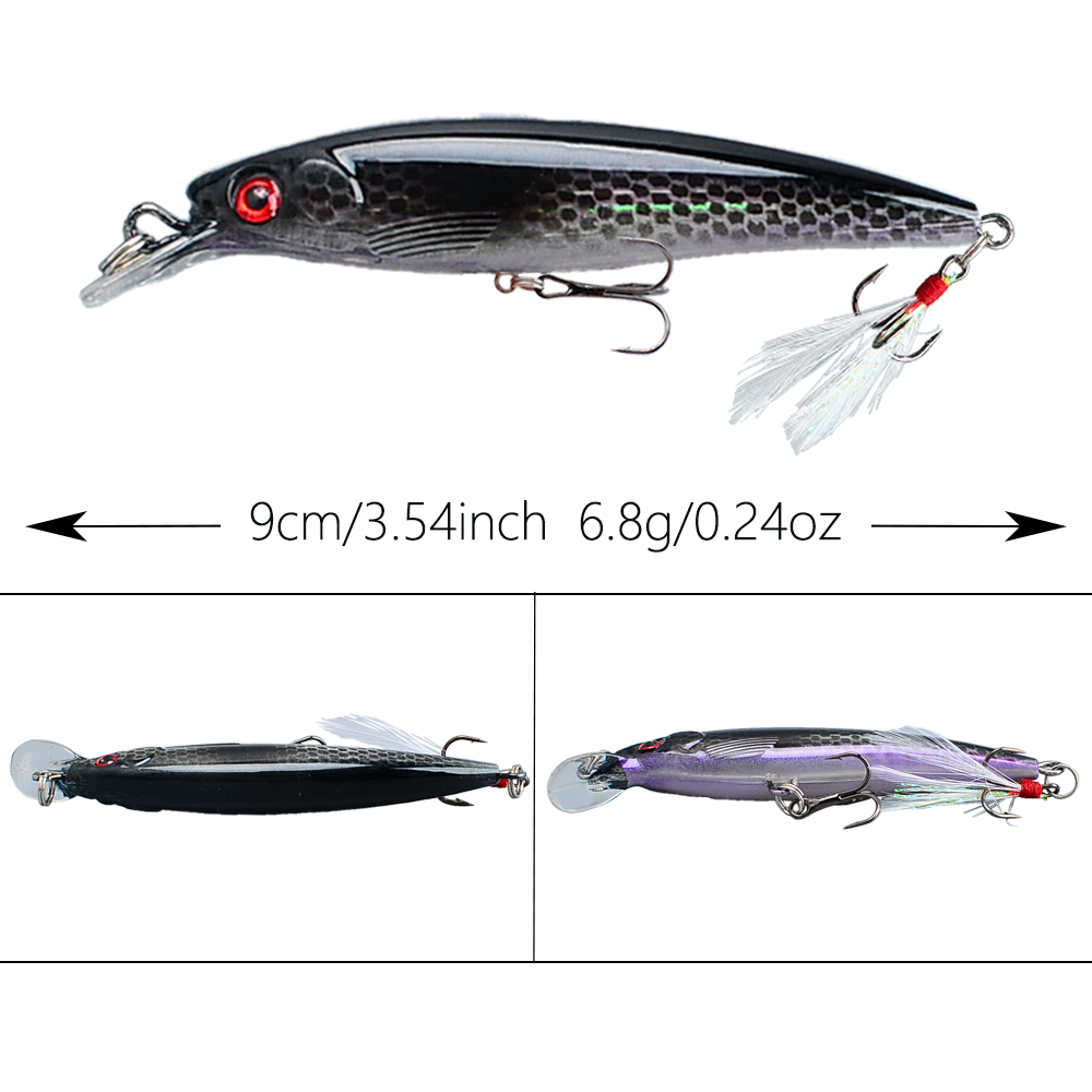 10 stuks Bionic Minnow Fishing - Fishing Hook Treble recensie en prijs