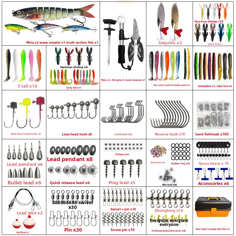 Grote vierlaagse outdoor visse - Fishing Hook Box recensie en prijs