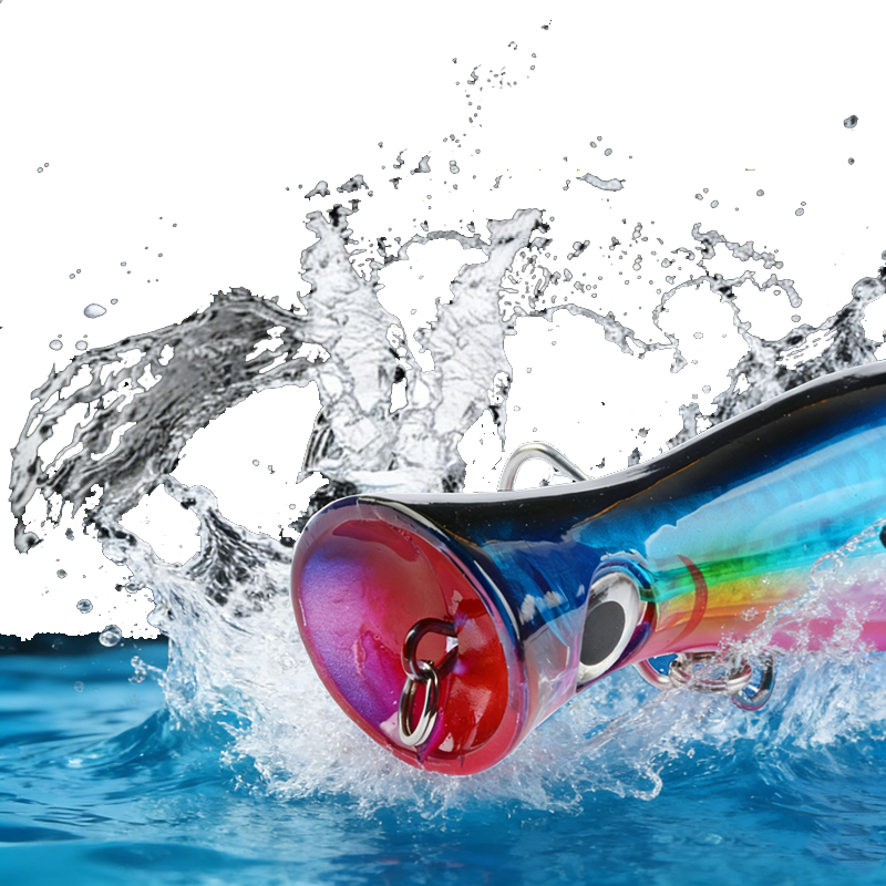 1pc 43g Grote Popper Drijvende - Fishing Hook Treble recensie en prijs