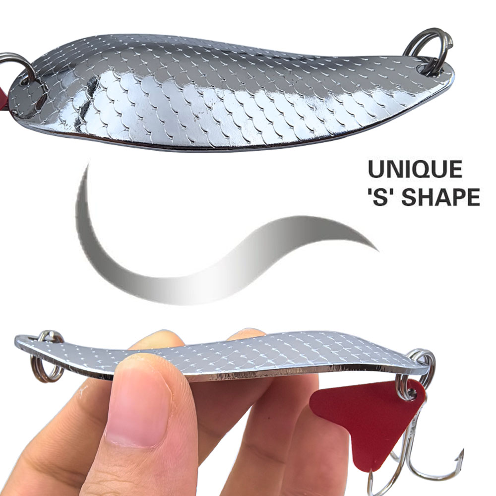 Forelvislepel Aas Zilver Goud  - Fishing Hook Treble recensie en prijs