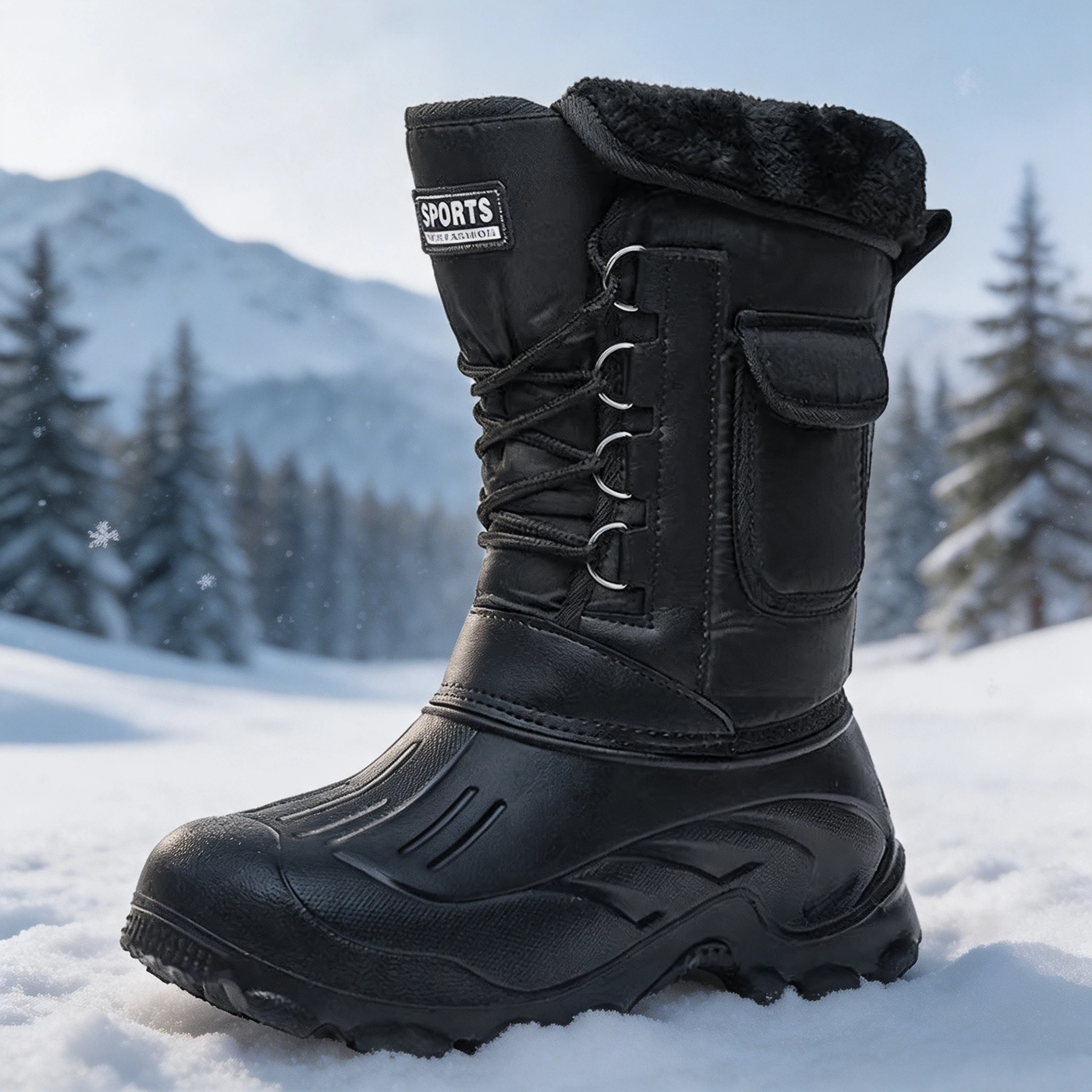 Heren Winter Snowboots Outdoor - Fishing Hook Size recensie en prijs