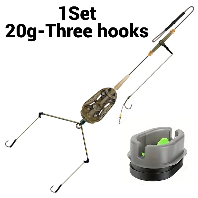3-haaks voorgebonden karperhaa - Fishing Hook Assortment recensie en prijs