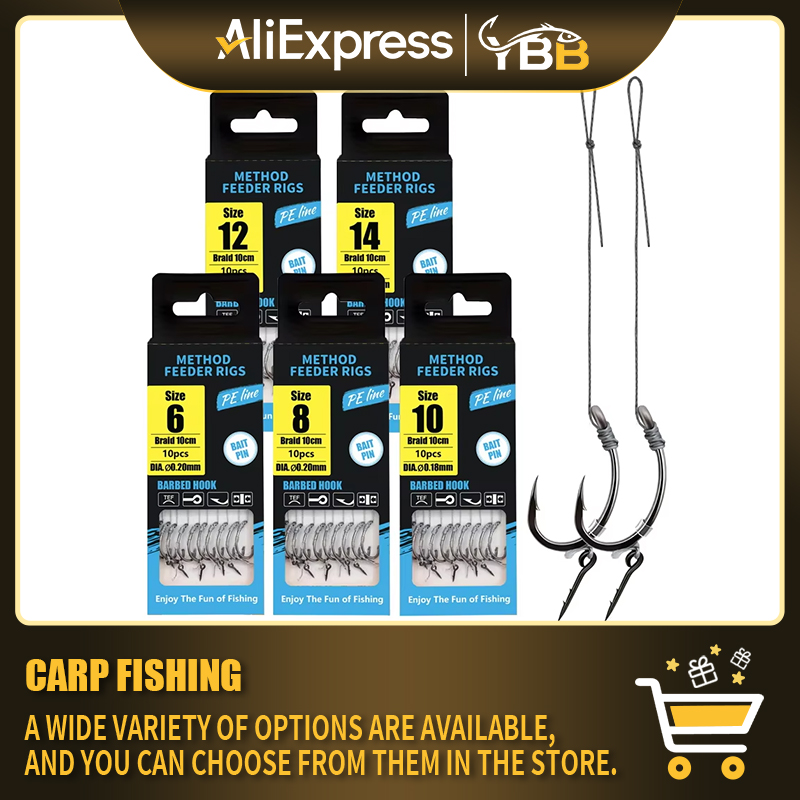 Method Feeder Rigs met prikkel - Fishing Hook Assortment recensie en prijs